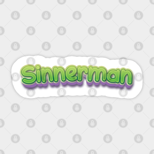 Sinnerman (Nina Simone) Sticker by BY TRENDING SYAIF